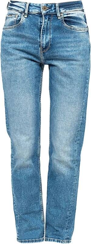Pepe Jeans Straight jeans Mary met rechte pijpen en normale taillehoogte korter geknipt