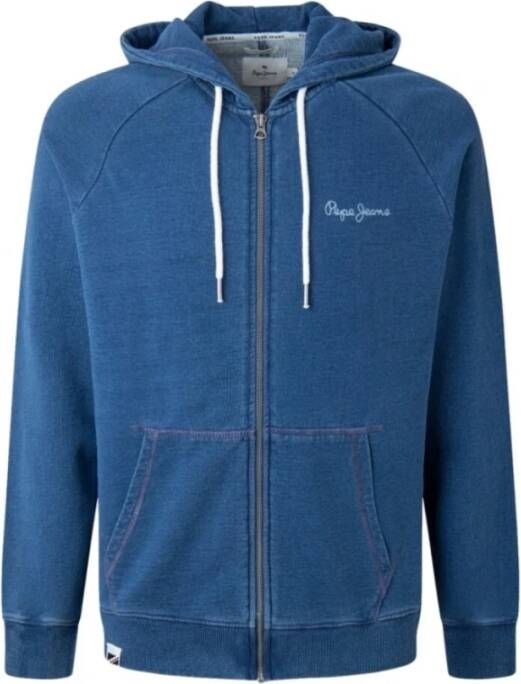 Pepe Jeans Hooded sweatshirt Preston Blauw Heren