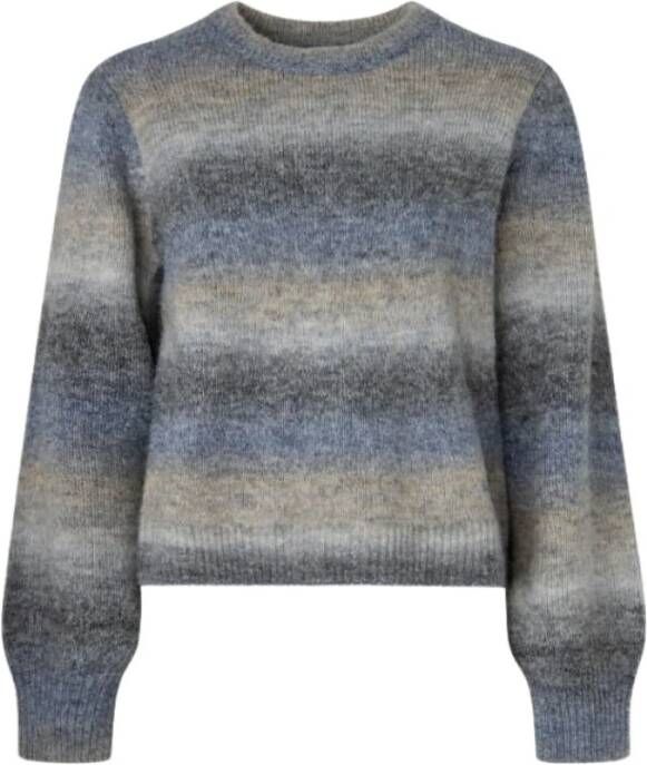 Pepe Jeans Langemouw Space Dyed Jersey L Blauw Dames