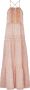 Pepe Jeans Bloemen Jurk met Vierkante Halslijn Pink Dames - Thumbnail 4