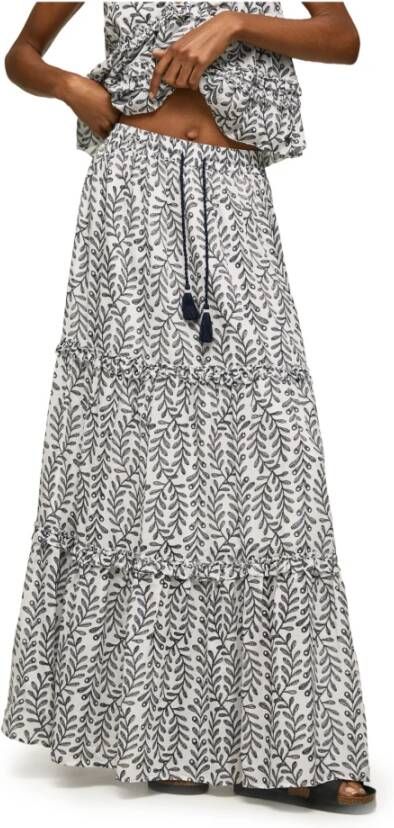 Pepe Jeans Maxi Skirts Blauw Dames