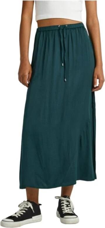 Pepe Jeans Maxi Skirts Groen Dames