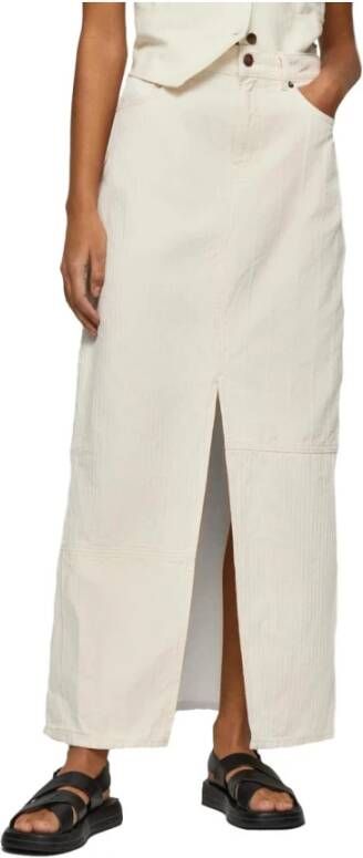 Pepe Jeans Maxi Skirts White Dames