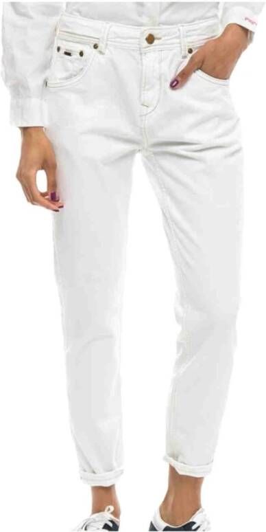 Pepe Jeans Mom Carot Pants White Dames