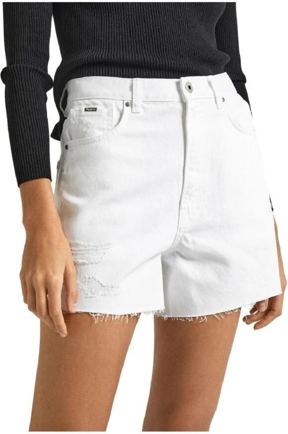 Pepe Jeans A-Line Shorts voor Vrouwen White Dames - Foto 3