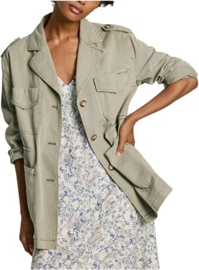 Pepe Jeans Annie Militair Jack Green Dames