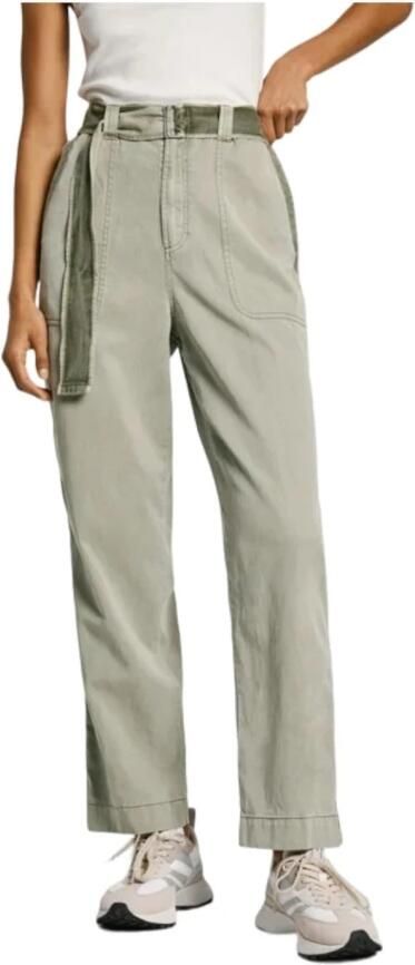 Pepe Jeans Aylin Hoge Taille Rechte Pijp Broek Gray Dames - Foto 12