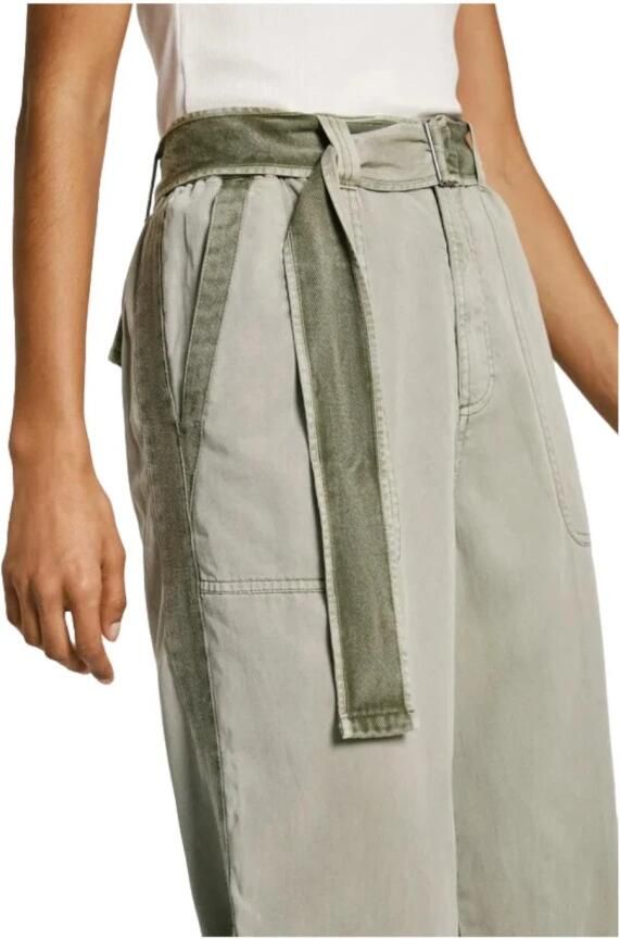 Pepe Jeans Aylin Hoge Taille Rechte Pijp Broek Gray Dames - Foto 10