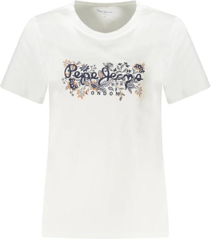 Pepe Jeans Regular fit T-shirt met ronde hals model 'ROSALIND'