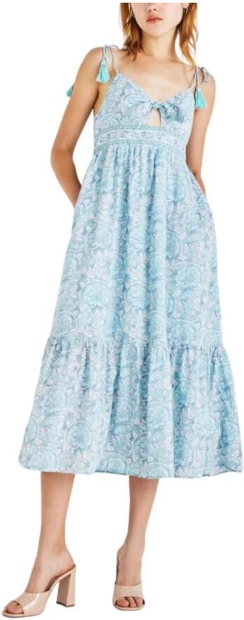 Pepe Jeans Bloemenprint Jurk Mallory Blue Dames - Foto 3