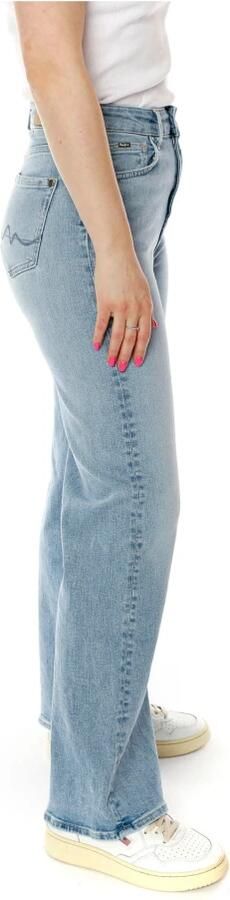 Pepe Jeans Gebruikte Sky High Light Jeans Blue Dames - Foto 4