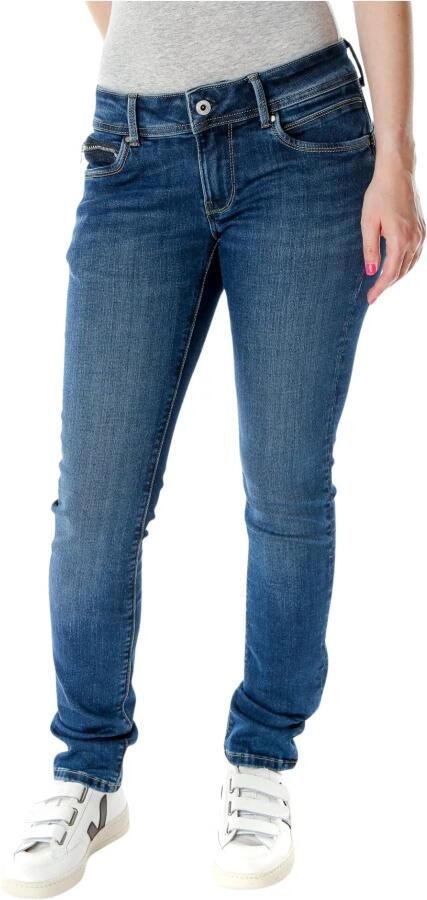 Pepe Jeans Slim fit jeans NEW BROOKE met 1-knoopsband en ritszak - Foto 4