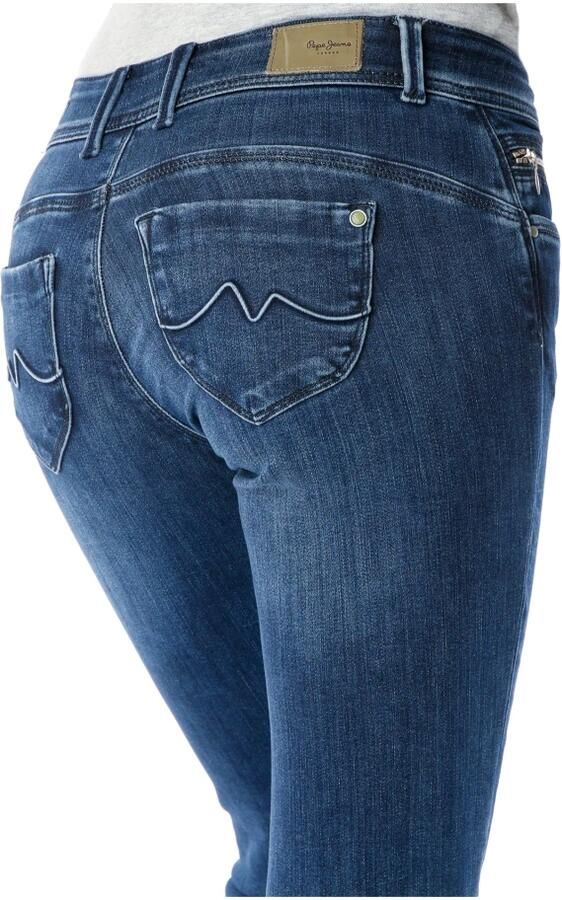 Pepe Jeans Slim fit jeans NEW BROOKE met 1-knoopsband en ritszak - Foto 3