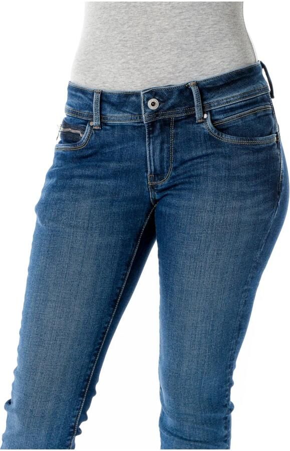 Pepe Jeans Slim fit jeans NEW BROOKE met 1-knoopsband en ritszak - Foto 2
