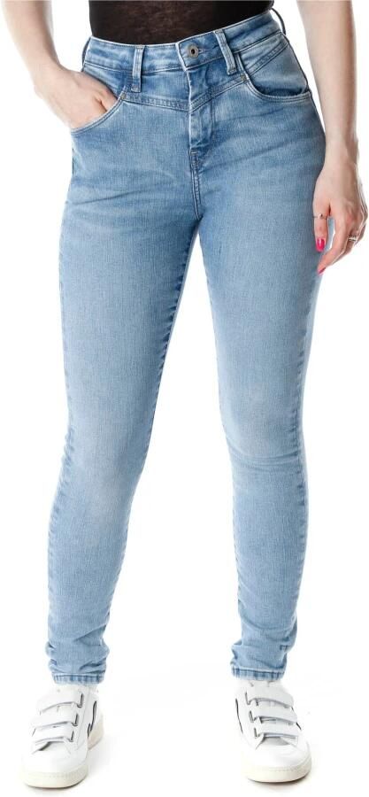 Pepe Jeans Mom jeans DION RETRO Slank pasvorm met hoge band en pijpen in 7 8 lengte van soft power stretch denim - Foto 4