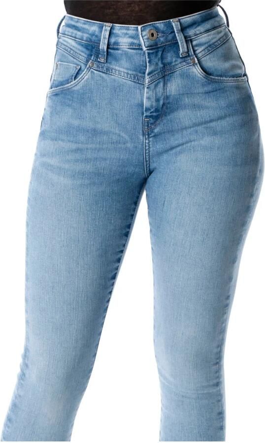 Pepe Jeans Mom jeans DION RETRO Slank pasvorm met hoge band en pijpen in 7 8 lengte van soft power stretch denim