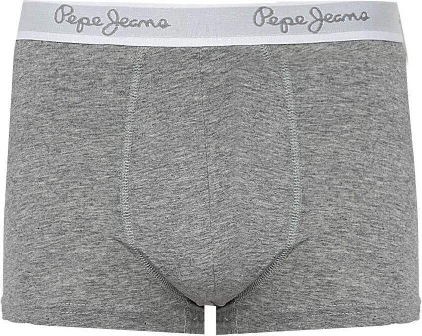 Pepe Jeans Grijze Boxershorts met Elastische Tailleband Grijs Heren