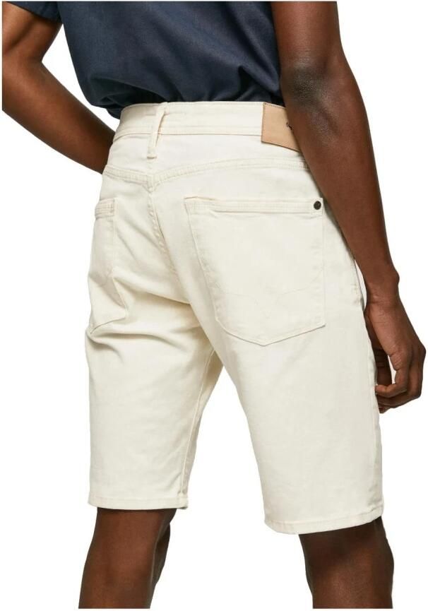 Pepe Jeans Korte tapered fit jeans met stretch model 'Stanley'