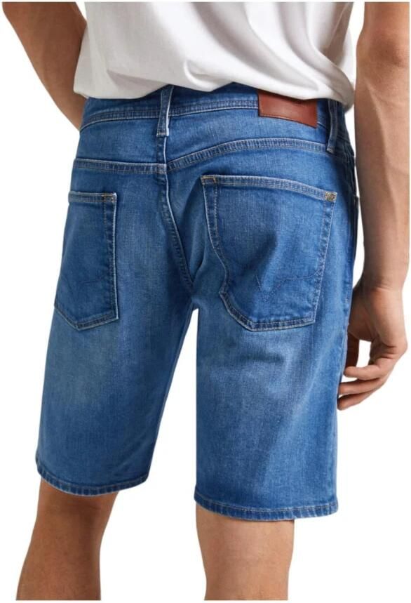 Pepe Jeans Denim Bermuda Shorts met Klassiek Design Blue Heren - Foto 2