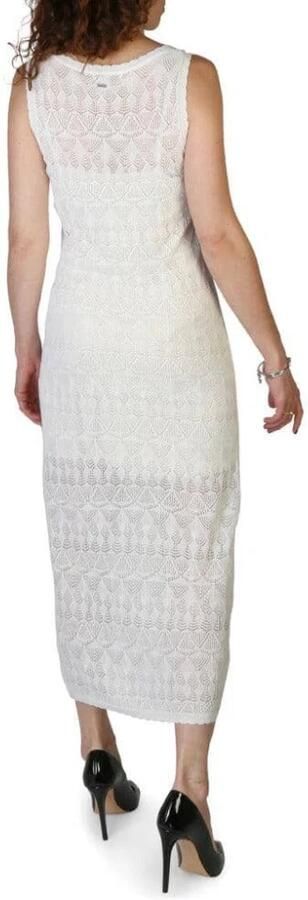 Pepe Jeans Gebreide jurk met gaatjesmotief model 'Patty' - Foto 2