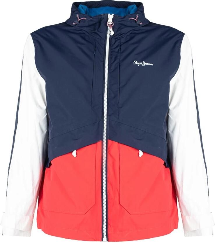 Pepe Jeans Eenvoudige Stijl Jas met Capuchon en Meerdere Zakken White Heren - Foto 4