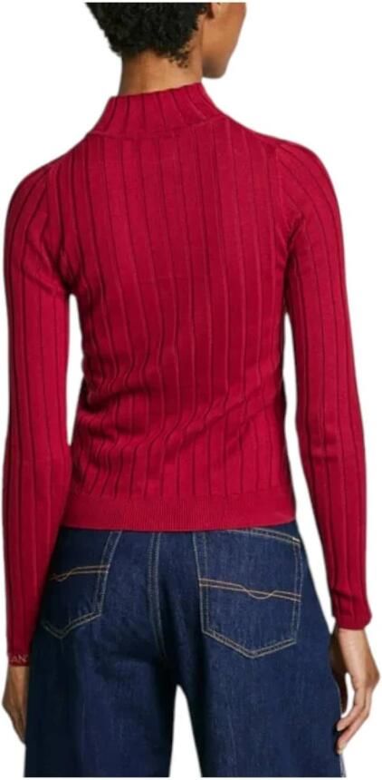 Pepe Jeans Elegant Turtleneck Jersey Red Dames - Foto 2