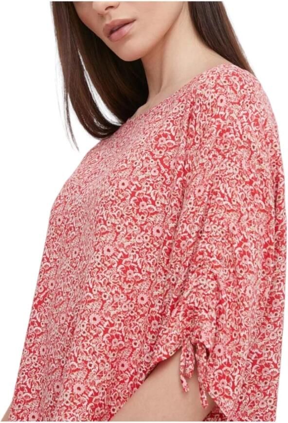 Pepe Jeans Future Blouse met knoopsluiting Red Dames