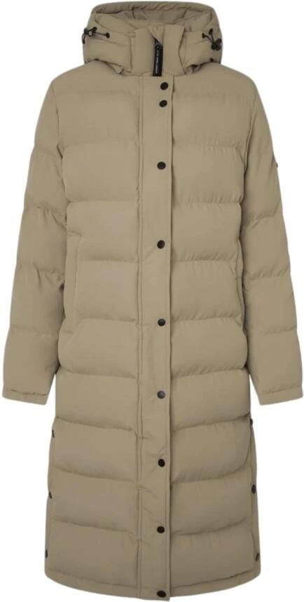 Pepe Jeans Gerecyclede Pufferjas met capuchon Beige Dames - Foto 2