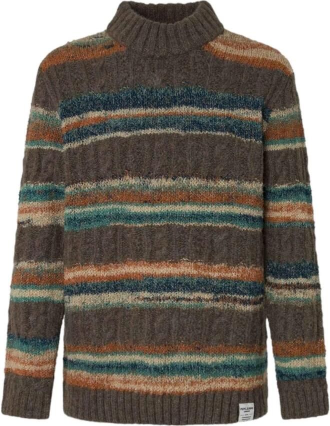 Pepe Jeans Gestreepte Clif Trui voor Mannen Multicolor Heren