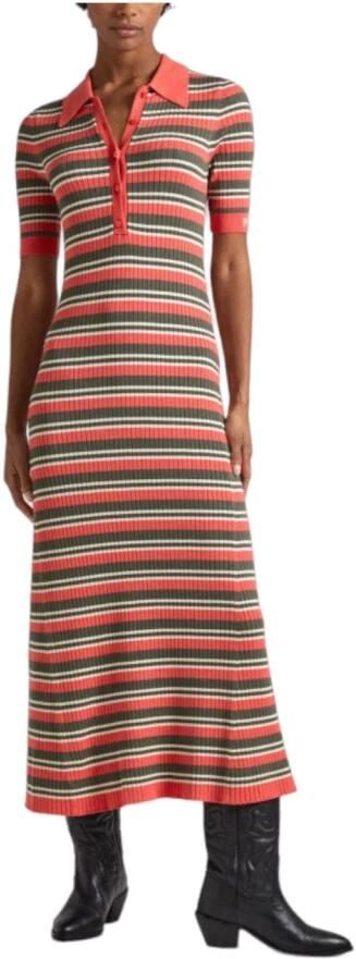 Pepe Jeans Gestreepte Gabriella Jurk Multicolor Dames - Foto 3