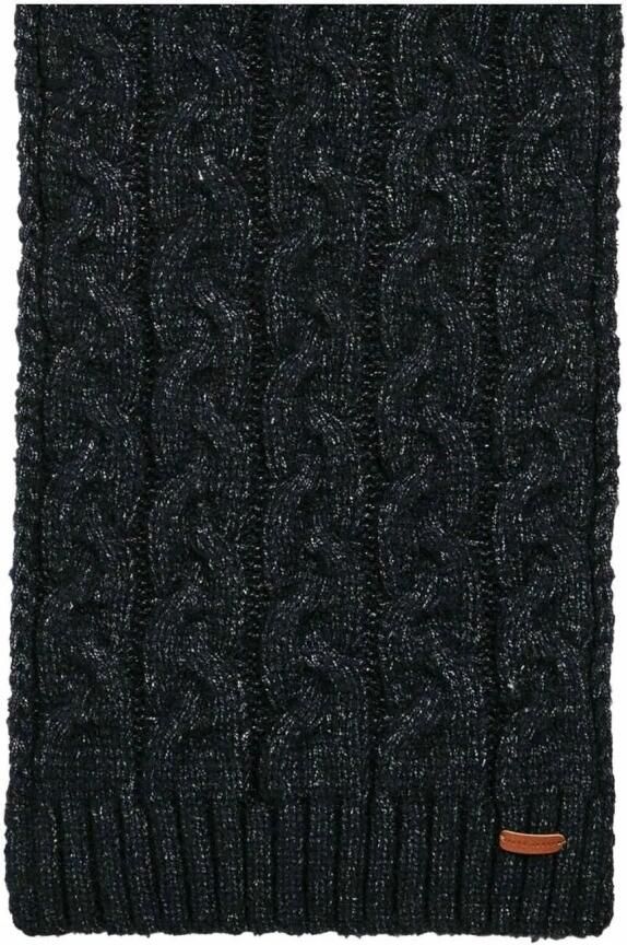 Pepe Jeans Gevlochten Gebreide Sjaal voor Vrouwen Blue Dames - Foto 3