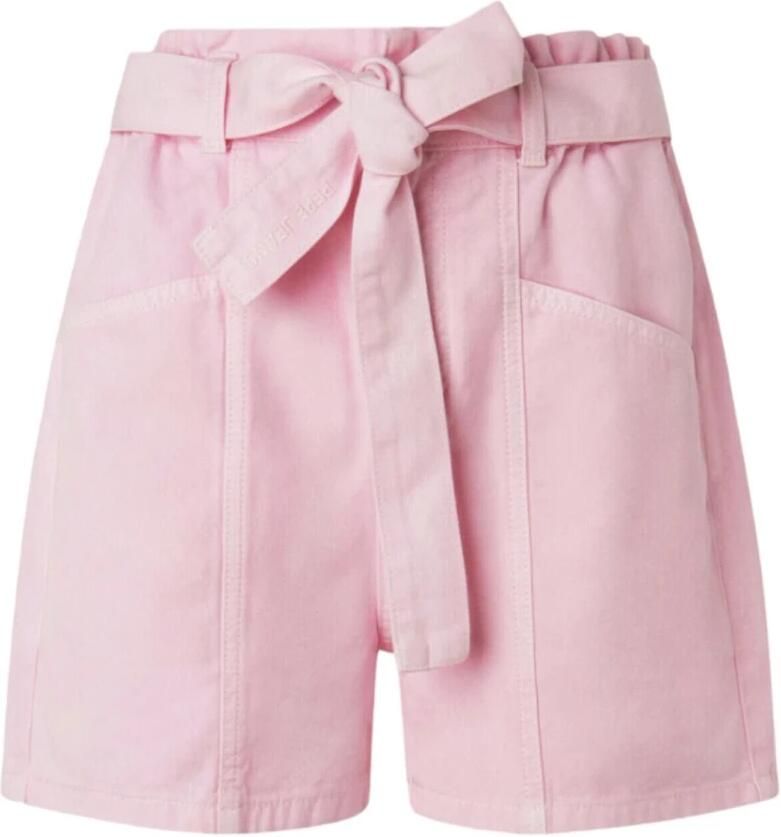 Pepe Jeans Hoge Taille Casual Shorts Pink Dames - Foto 3