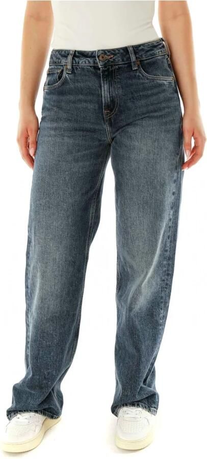 Pepe Jeans Hoge taille losse rechte fit jeans Blue Dames - Foto 4