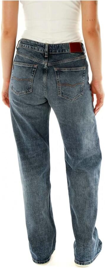 Pepe Jeans Hoge taille losse rechte fit jeans Blue Dames - Foto 2