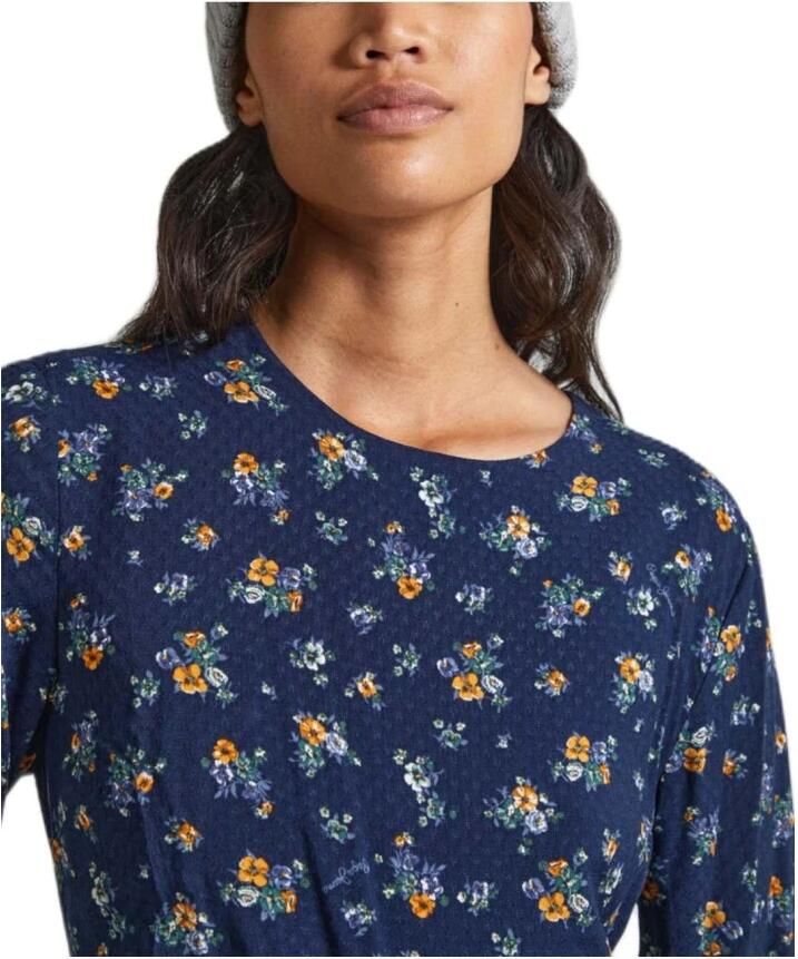 Pepe Jeans Inma Jurk Blauw Dames