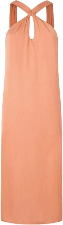 Pepe Jeans Koraal Mouwloze Jurk voor Vrouwen Orange Dames - Foto 3