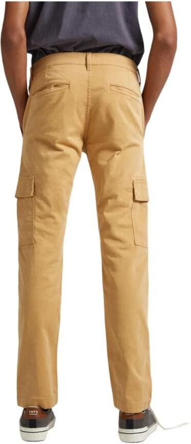 Pepe Jeans Leather Trousers Brown Heren - Foto 2