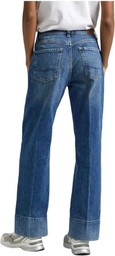 Pepe Jeans Losse St Retro Stijl Broek Blue Dames - Foto 2