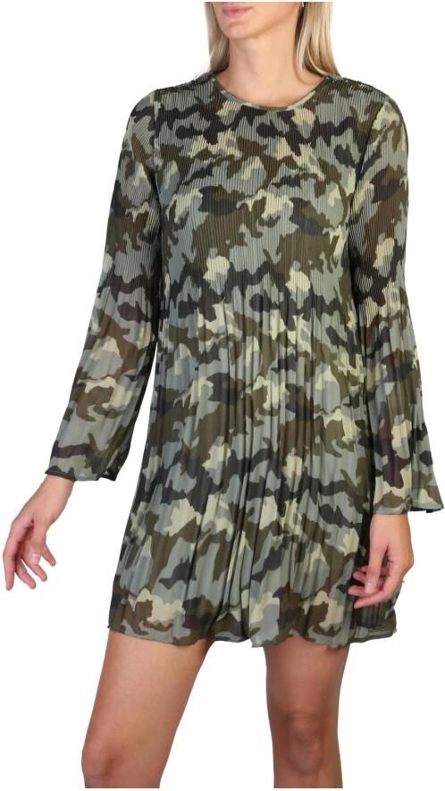 Pepe Jeans Gespikkeld Jurkje met Knopen Green Dames - Foto 3