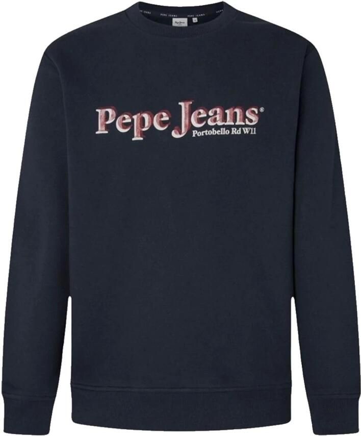 Pepe Jeans Minimalistische Katoenen Sweater Somers Blue Heren