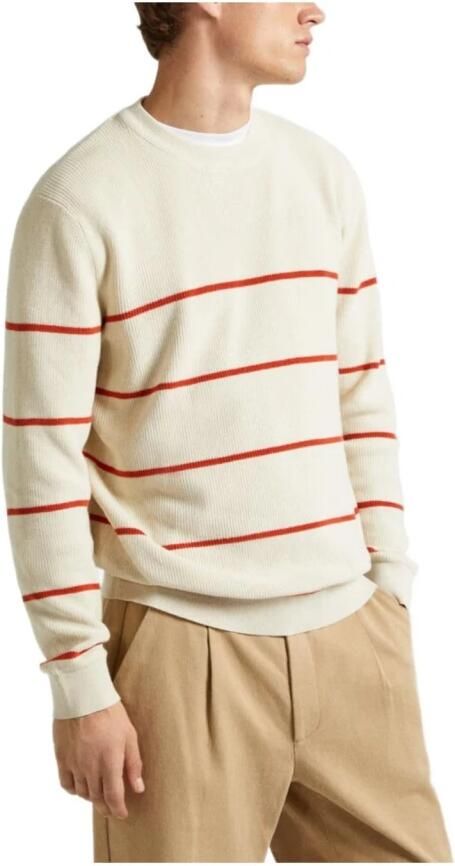 Pepe Jeans Moderne Gestreepte Katoenen Trui White Heren - Foto 3