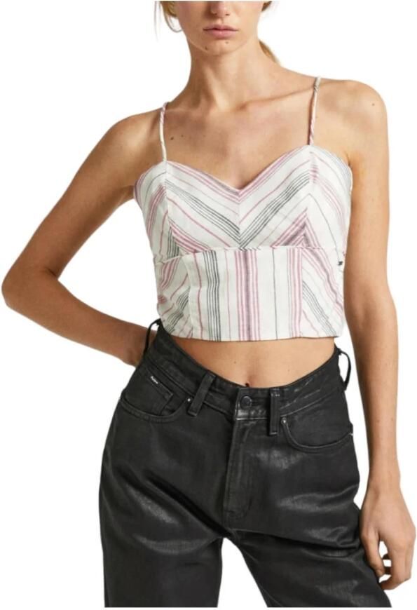 Pepe Jeans Priscila Top veelzijdig en stijlvol Multicolor Dames - Foto 3