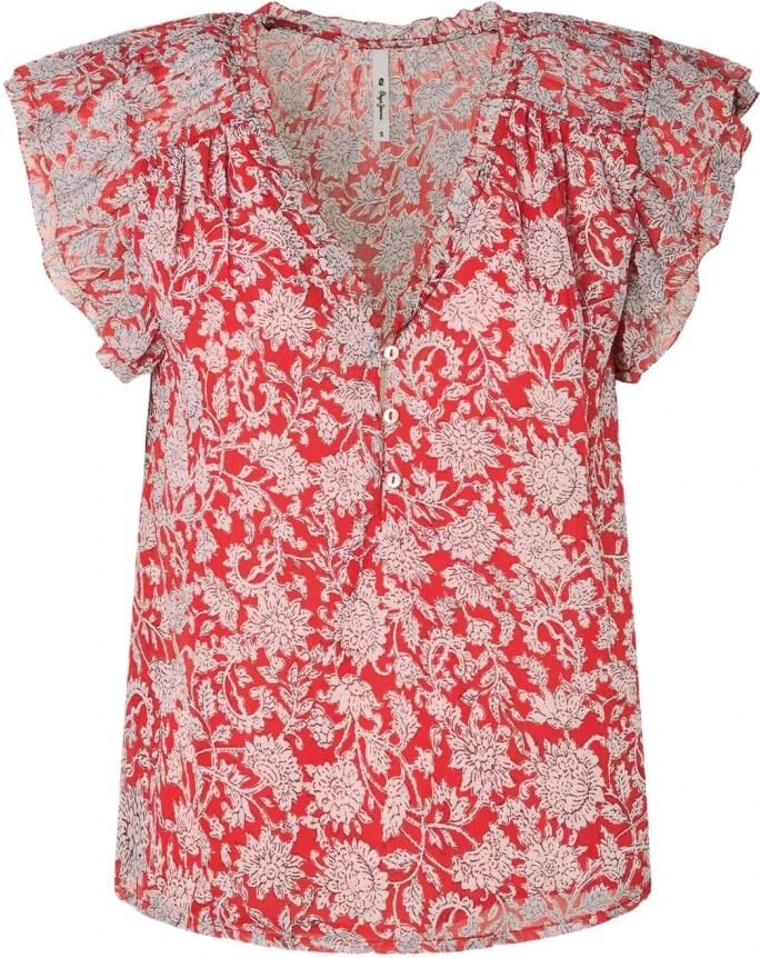 Pepe Jeans Blouse met all-over motief model 'PALESA'
