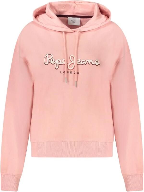 Pepe Jeans Rosa Katoenen Trui Pink Dames