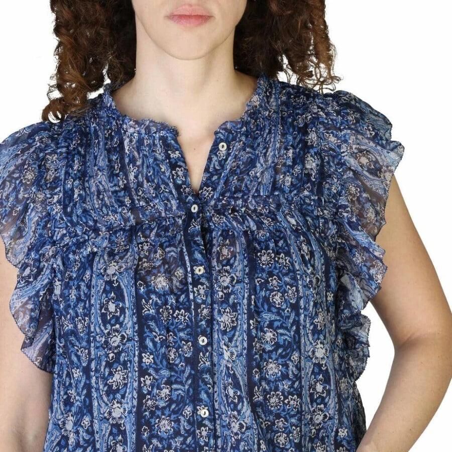 Pepe Jeans Multikleur Knoopshirt Lente Zomer Collectie Multicolor Dames - Foto 3