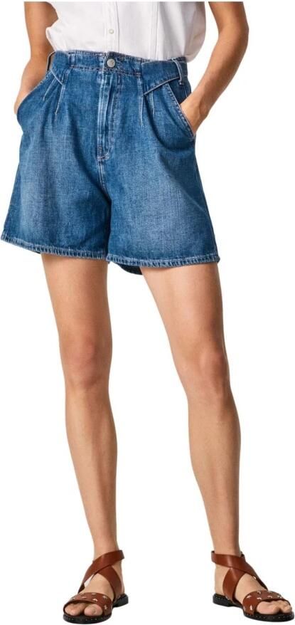 Pepe Jeans Shorts Stella past zich aan voor vrouwen Blauw Dames - Foto 2