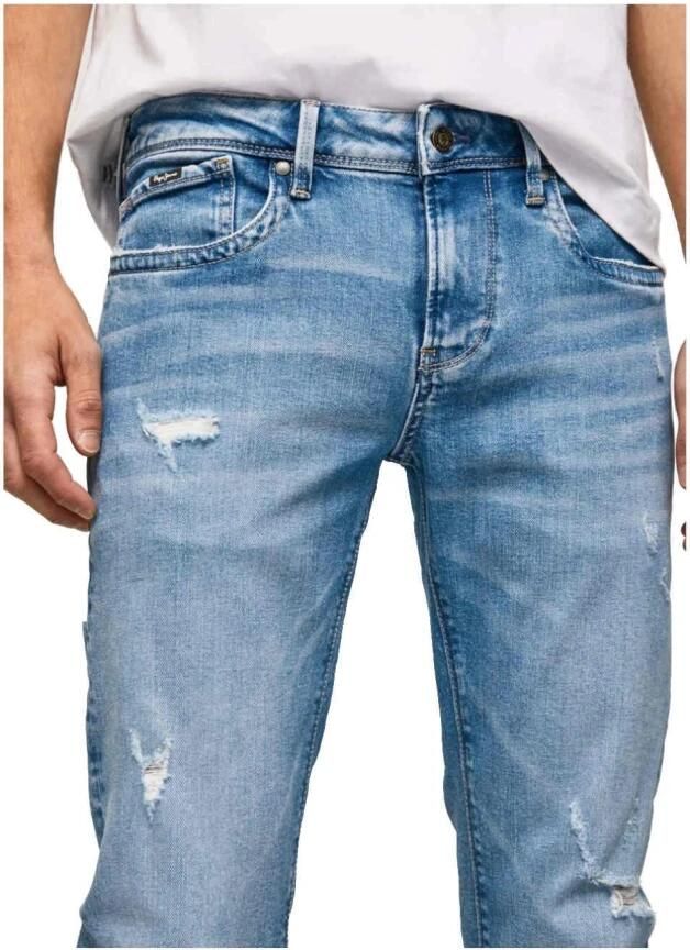 Pepe Jeans Skinny Jeans Blauw Heren