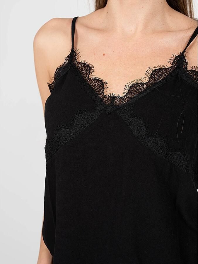 Pepe Jeans Sleeveless Tops Black Dames