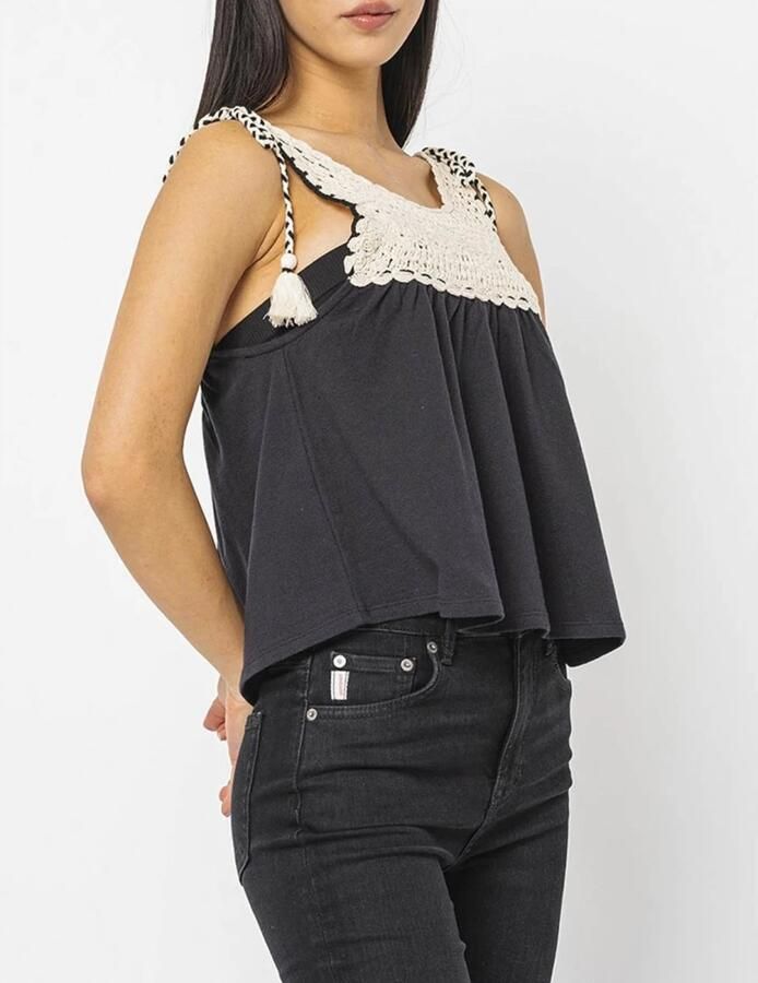 Pepe Jeans Sleeveless Tops Black Dames - Foto 2