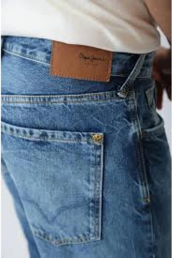 Pepe Jeans Slim Skinny Denim Jeans Blauw Blue Heren